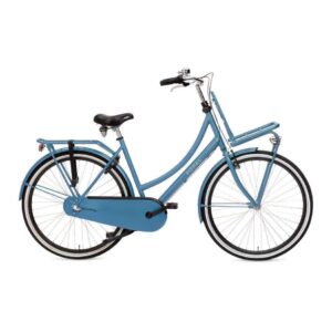 Popal | Dames Transportfiets Daily Dutch Basic+ 28 Inch 53 cm 3V Terugtraprem Lichtblauw
