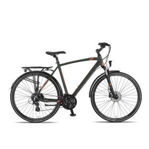 Altec | Heren Stad & Toerfiets Legarda, 28 Inch, 56 cm, 24V, Hydraulische schijfrem, Kaki