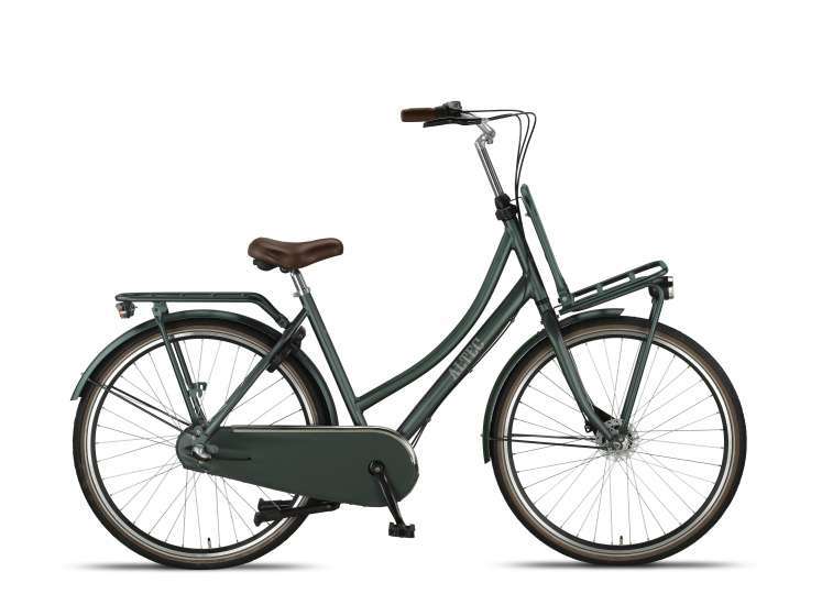 Altec | Dames Transportfiets Retro 28 Inch 53 cm 3V Rollerbrake Bosgroen