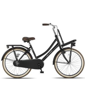 Altec | Meisjes Transportfiets Urban 24 Inch Terugtraprem Matzwart