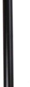 VWP-Louis Verwimp | Zadelpen vast 26.8 x 350 mm aluminium zwart