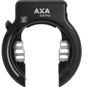 Axa | Ringslot solid plus art** spatbordbevestiging zwart