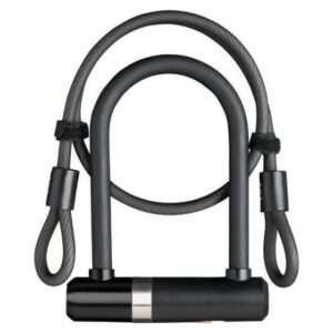 Axa | U-slot Newton UL met kabel 1000 x 8 mm zwart