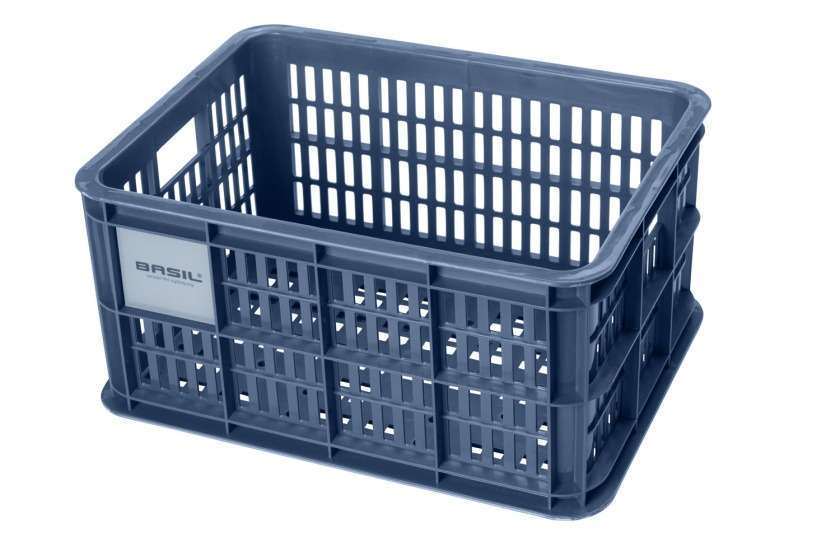Basil | Fietskrat gerecycled S 17,5 liter blauw - 21111