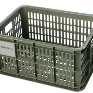 Basil | Fietskrat gerecycled S 17,5 liter groen - 21112