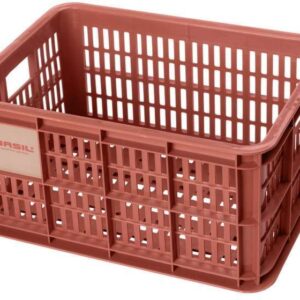 Basil | Fietskrat gerecycled S 17,5 liter rood - 21113