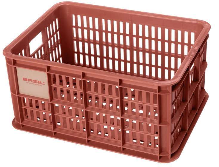 Basil | Fietskrat gerecycled S 17,5 liter rood - 21113