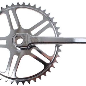 Vinty | Crankstel set met spiegat 44T 170 mm zilver