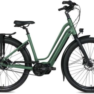 BSP | Elektrische Damesfiets Musa S 28 Inch 52 cm 8V Hydraulische schijfrem Donkergroen
