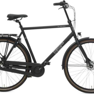 BSP | Herenfiets Stadsfiets O-Seven 28 Inch 61 cm 7V Rollerbrake Zwart