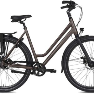BSP | Dames Stadsfiets Voyager Belt 28 Inch 47 cm 8V Hydraulische schijfrem Donkerbruin