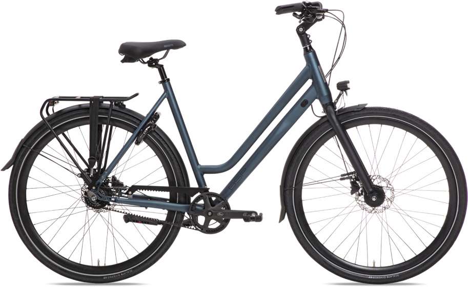 BSP | Dames Stadsfiets Voyager Belt 28 Inch 52 cm 8V Hydraulische schijfrem Hemelsblauw