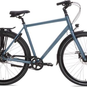 BSP | Herenfiets Stadsfiets Voyager Belt 28 Inch 56 cm 8V Hydraulische schijfrem Hemelsblauw