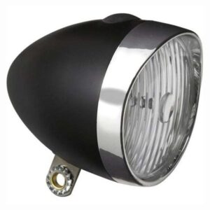 Edge | Retro Koplamp 3x led incl. batterijen  Zwart/Chroom