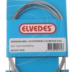 Elvedes | Binnenremkabel achter 6412/27 ton/peernippel 2350 mm