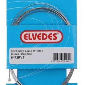 Elvedes | Derailleur-binnenkabel 1,1 mm zilver 2250 mm