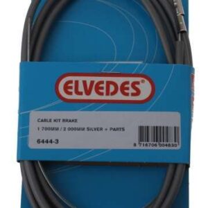 Elvedes | Remkabelset achter 6444-3 universeel 1700/2000 mm grijs