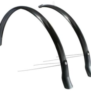 Eurofender | Spatbordenset Snello 28 inch 46 mm kunststof zwart
