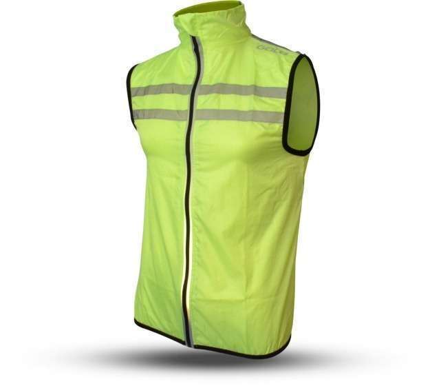 Gato Sports | Windbreaker mesh vest usb led neongeel maat S