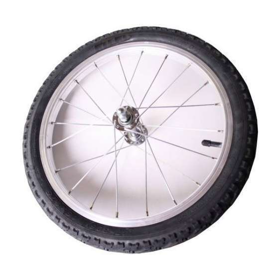 Wiel 16 Compleet Voor Fietskar 16 x 1.75 (47-305) Zwart