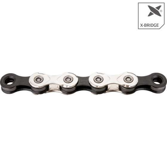 KMC | X11 Long Fietsketting 1/2"-11/128" 118 schakels 11V Zilver/Zwart