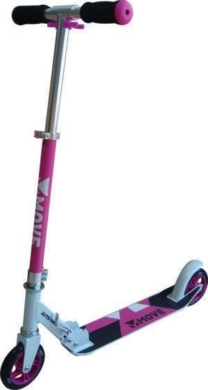 125 step junior voetrem zwart/roze