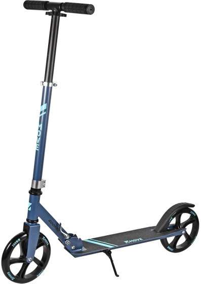 2- wiel step bx opvouwbaar 200 mm voetrem blauw/zwart