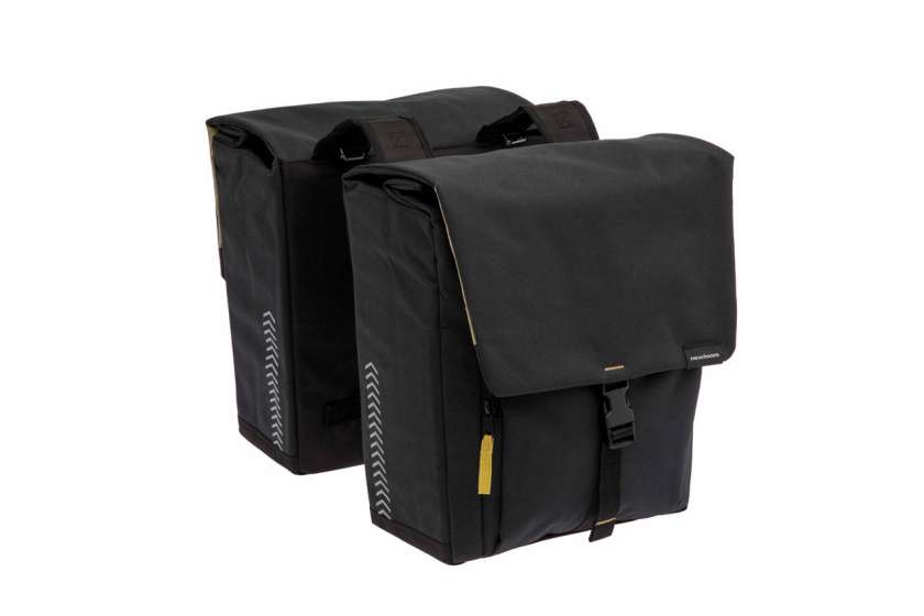 New Looxs | Tulum Dubbele Fietstas 32 Liter Pet Zwart