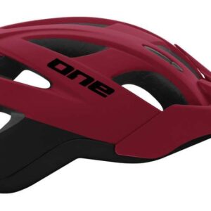 One | Trail Pro Fietshelm Verstelbaar Bordeaux/Zwart Maat 58-61 cm (L)