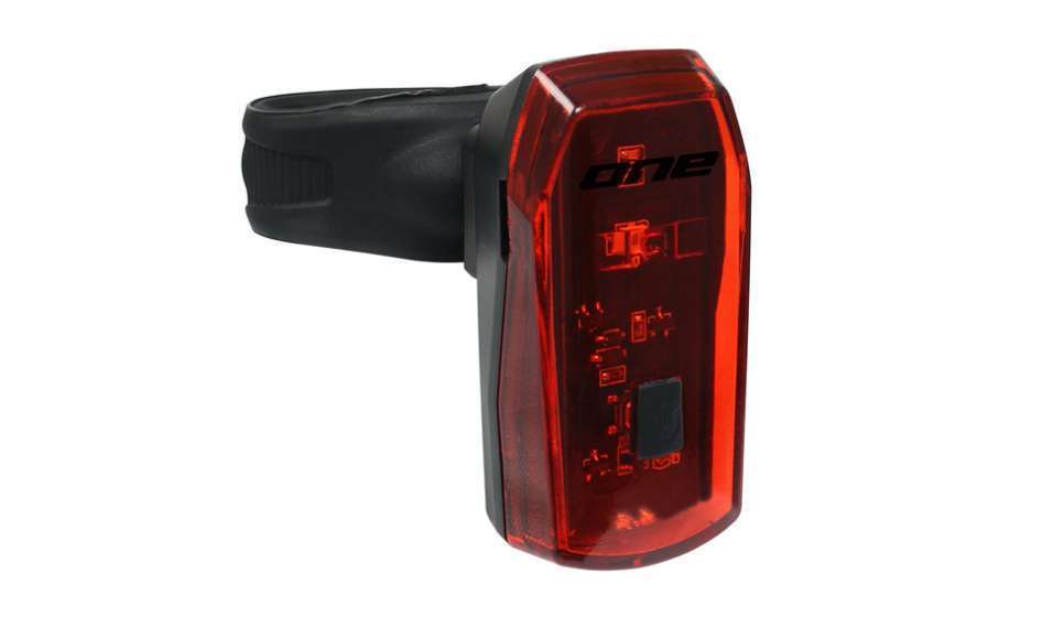 One | R.light 10 Achterlicht met Siliconen Bevestiging 6 lumen Zwart