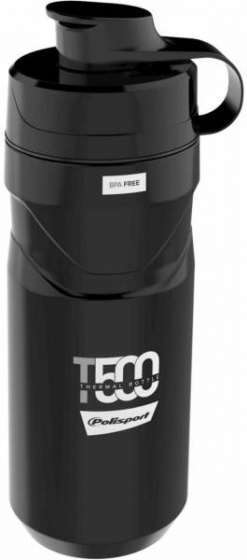 Polisport | Bidon Thermal T500 polypropyleen 500 ml zwart/grijs
