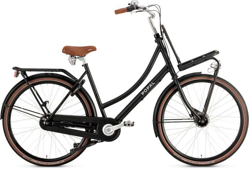 Daily Dutch Prestige 28 Inch 47 cm Dames 7V Rollerbrake Matzwart