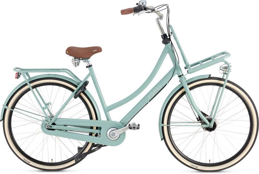 Popal | Dames Transportfiets Daily Dutch Prestige 28 Inch 53 cm 7V Rollerbrake Mintgroen