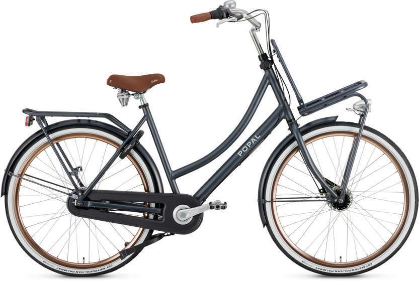 Popal | Dames Transportfiets Daily Dutch Prestige 28 Inch 47 cm 7V Rollerbrake Petrolblauw
