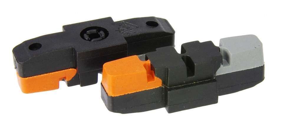 Saccon | Remblokkenset magura zwart/grijs/oranje 2 stuks