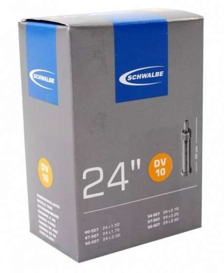 Schwalbe | Binnenband 24x1.50-2.50 ETRTO 40/60-507, Dunlop Blitz/Holland DV10