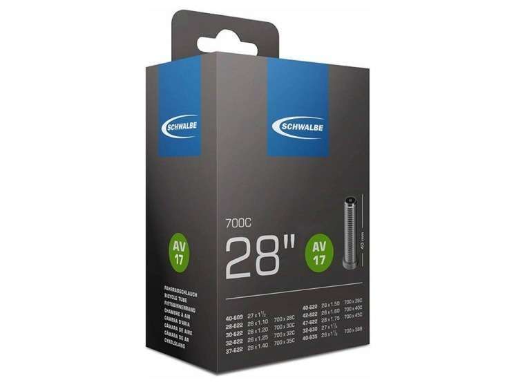 Schwalbe | Binnenband 28x1 5/8x1 3/8, (28/47-622-635) AV17 40mm Auto ventiel