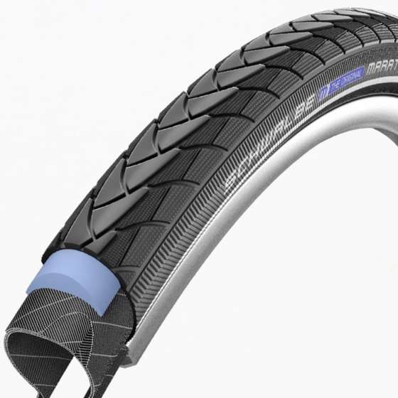Schwalbe | Marathon Plus (Smartguard 5mm anti-lek), Zwart met reflectie, 26x1,75, ETRTO 47-559