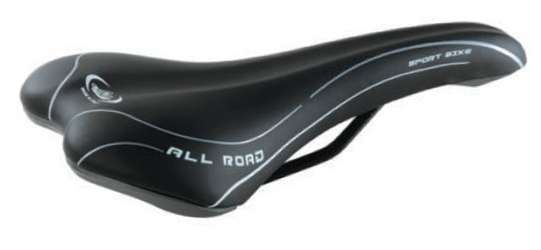 All Road zadel unisex zwart