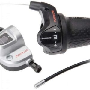 Shimano | SL-3S42 Shifter Revo Nexus rechts Rubber Zwart