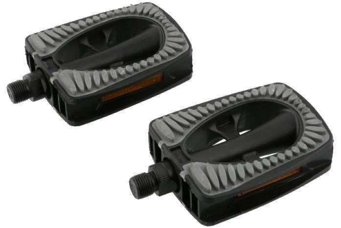 Simson | Pedalen set metropool comfort 9/16 inch grijs/zwart
