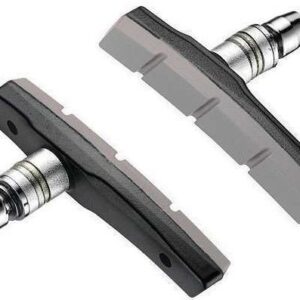 Simson | Remblokken V-brake 80 x 13 mm zwart/grijs 2 stuks