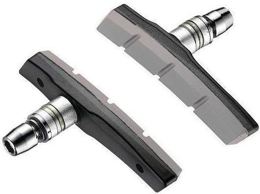 Simson | Remblokken V-brake 80 x 13 mm zwart/grijs 2 stuks