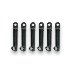 SKS | ESC Vario stekker bevestiging spatbordstangen 6 stuks zwart