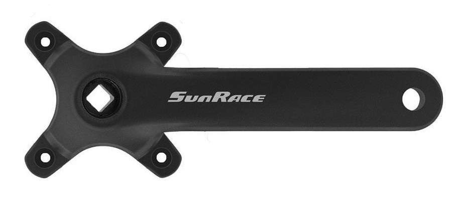 SunRace | Crankset FCM800 175 mm 10-12S zwart 2-delig