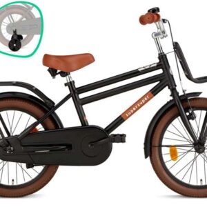SupperSuper | Jongens Kinderfiets Cooper 18 Inch 30 cm Terugtraprem Matzwart
