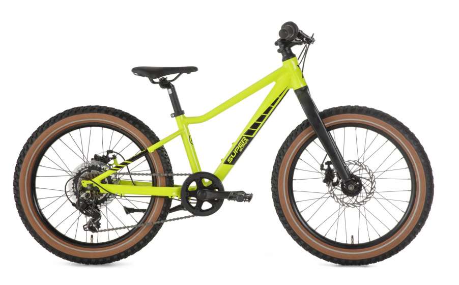 SupperSuper | Jongens Kinderfiets Xplore 24 Inch 7V Mechanische schijfrem Neon Groen