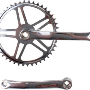 Vinty | Crankstel Vinty 44T 170 mm Zilver voor Vierkante As