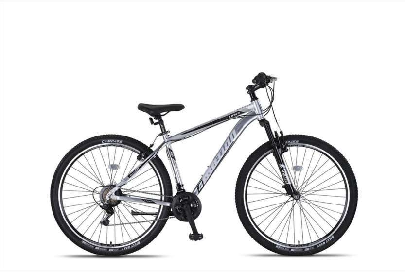 Umit | Mountainbike 4 Motion 27.5 Inch 47 cm Unisex 21V V-Brakes Chroom/Zwart