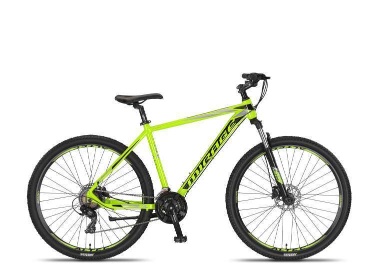 Umit | Mountainbike Mirage 27.5 Inch 50 cm Unisex 21V Hydraulische schijfrem Lime/Zwart
